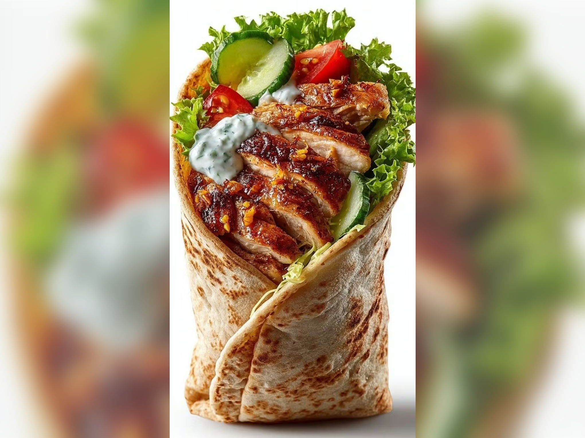 Wrap: Haitian Honey Grilled Chicken Wrap
